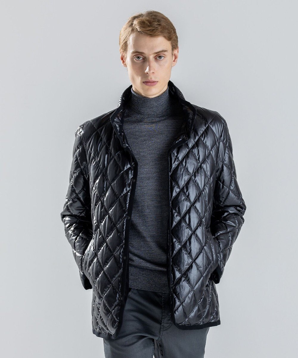 JOSEPH HOMME 新素材【4WAY】ライトラスターシャンブレー　ダウンコート 