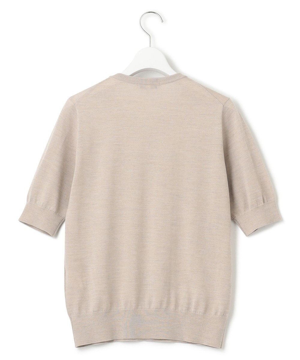 23区 S 【洗える/アンサンブル対応】サステナブルウール 半袖 ニット 