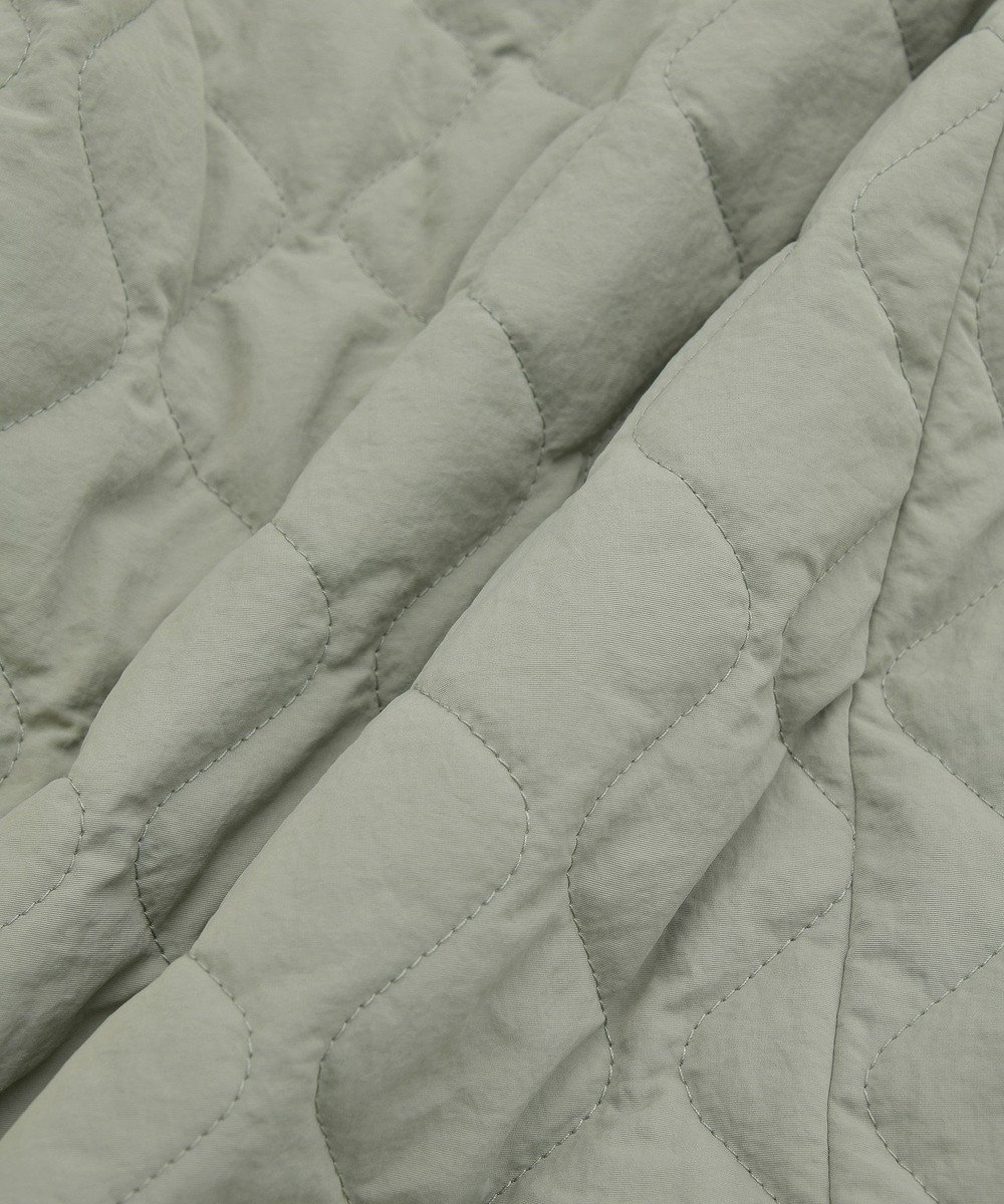 Green Parks ２ＷＡＹニットフードキルティングブルゾン 