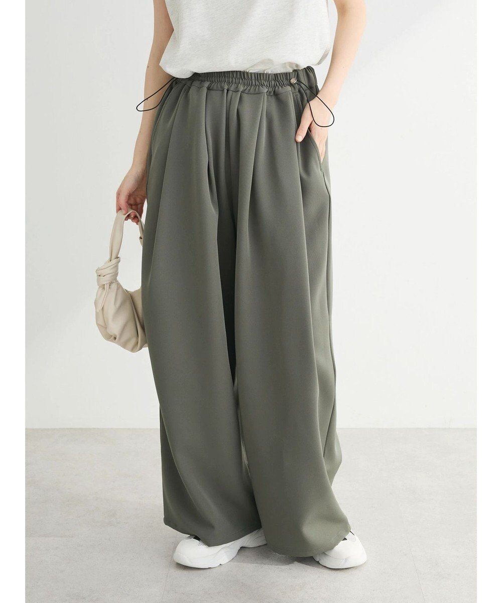 Green Parks ・ＥＬＥＮＣＡＲＥ　ＤＵＥ　ウエストドロストパンツ 