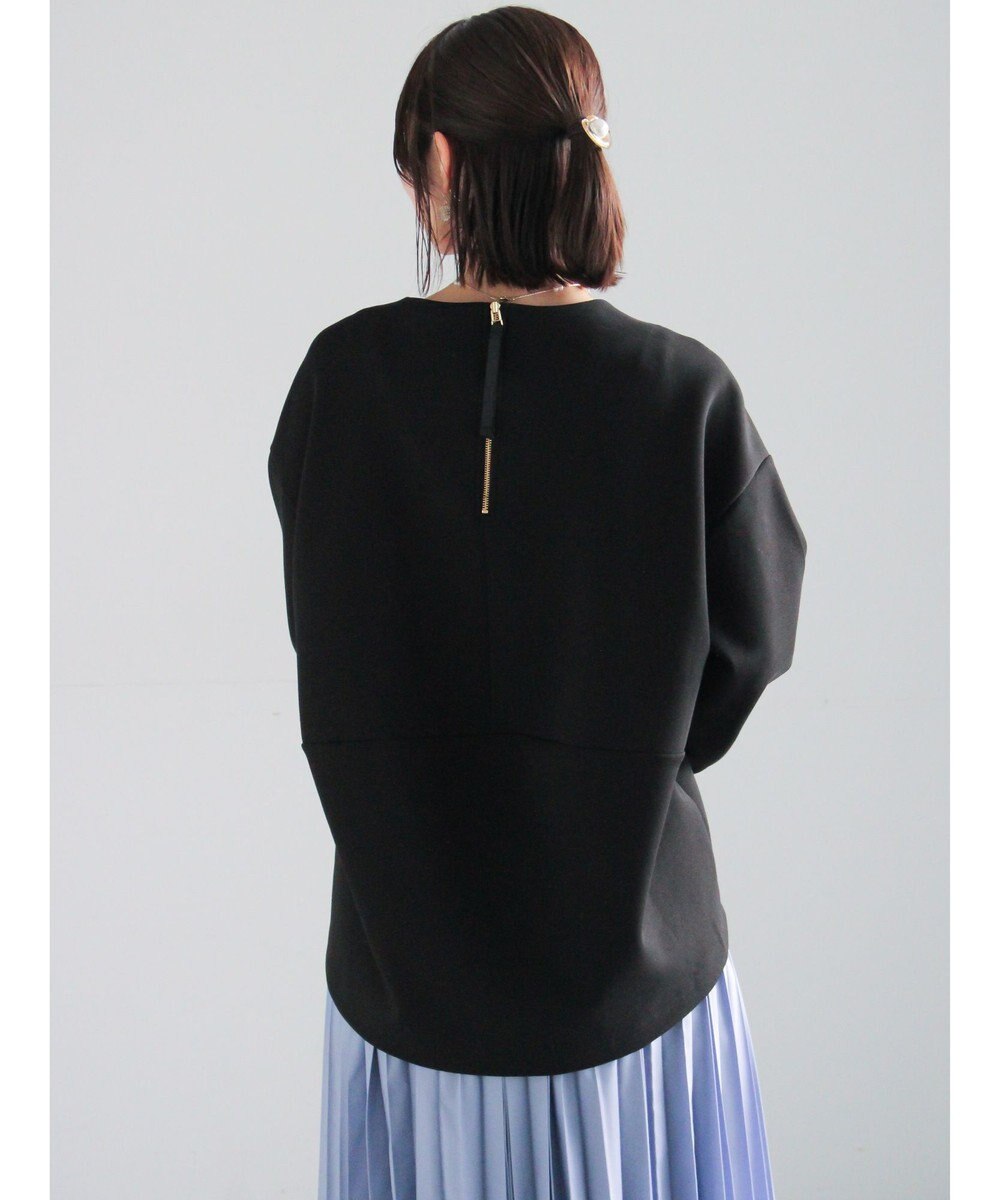 Te chichi バックジップダンボールプルオーバー 