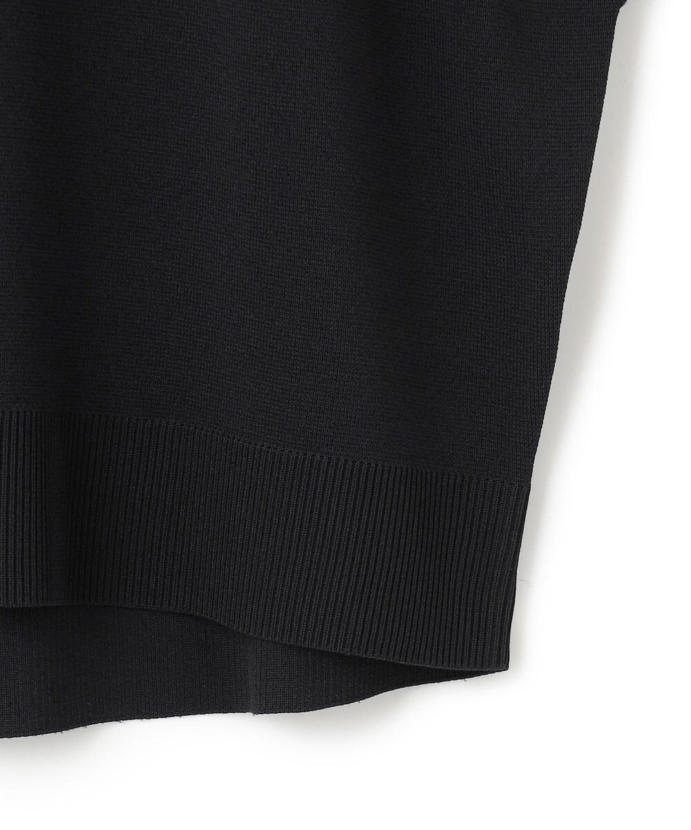 UNFILO L スゴ機能美ニット スリーブレスブルゾン 