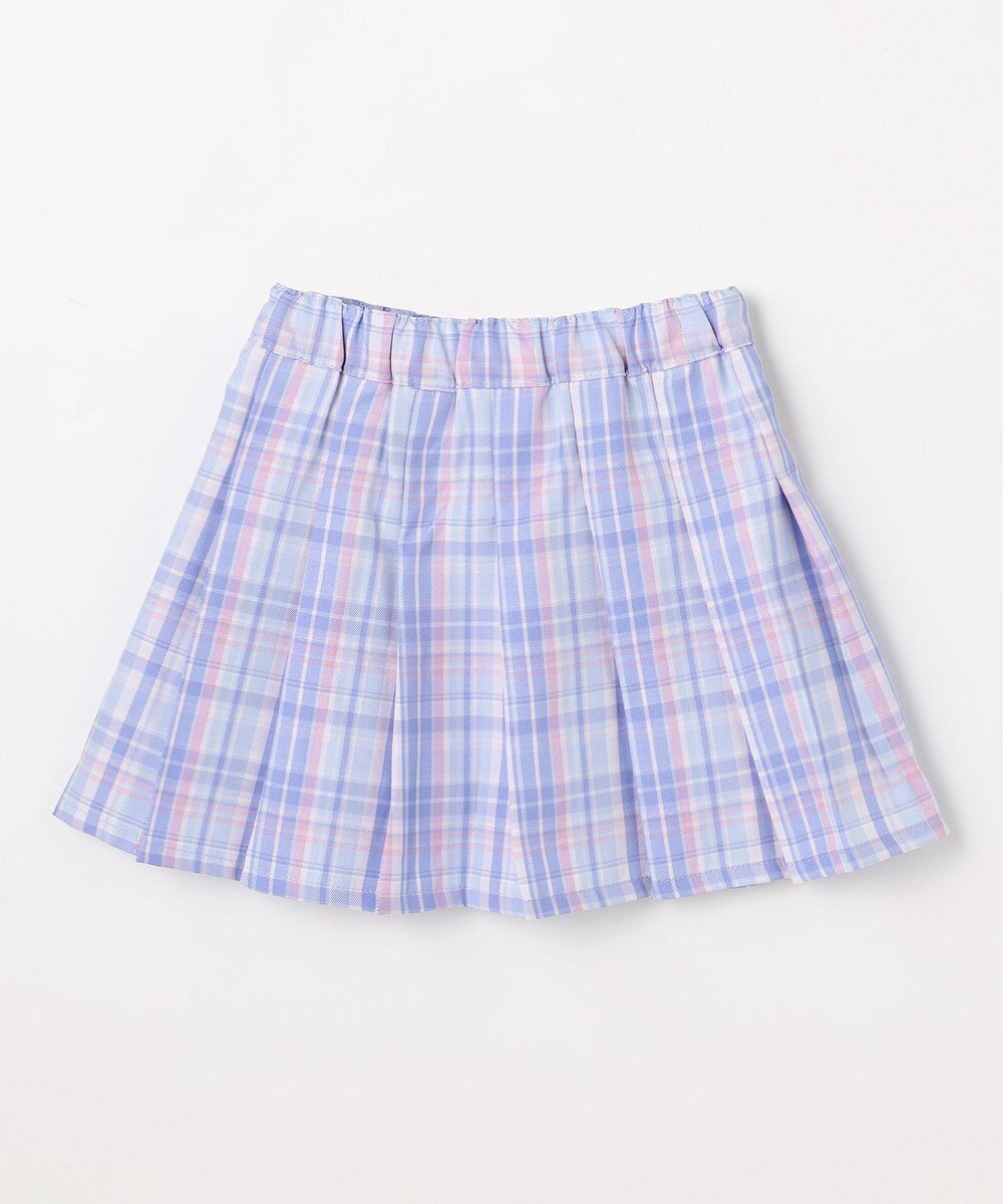 ANY KIDS チェックプリーツスカパン 