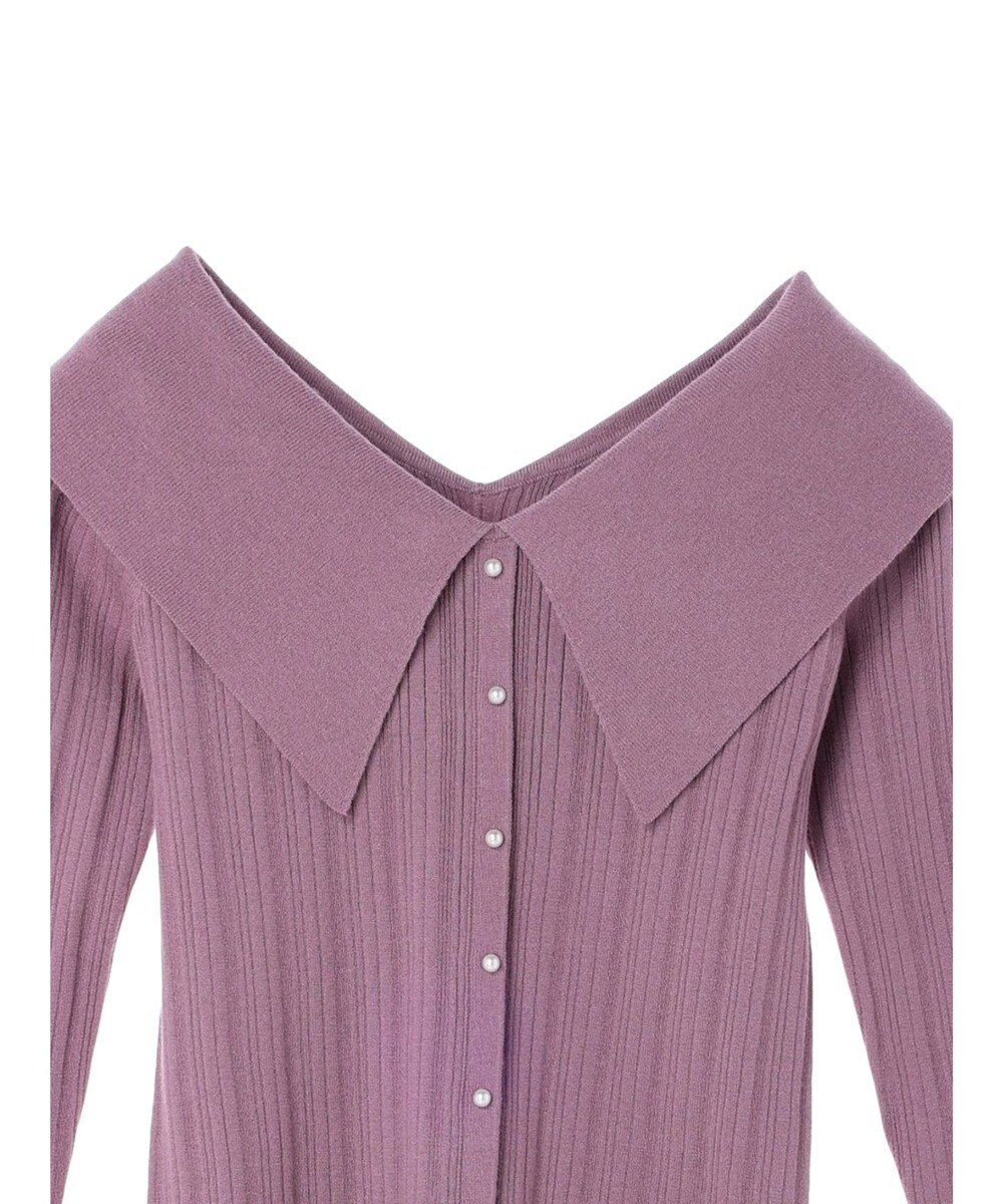 earth music&ecology ２ｗａｙビッグカラーニットプルオーバー 