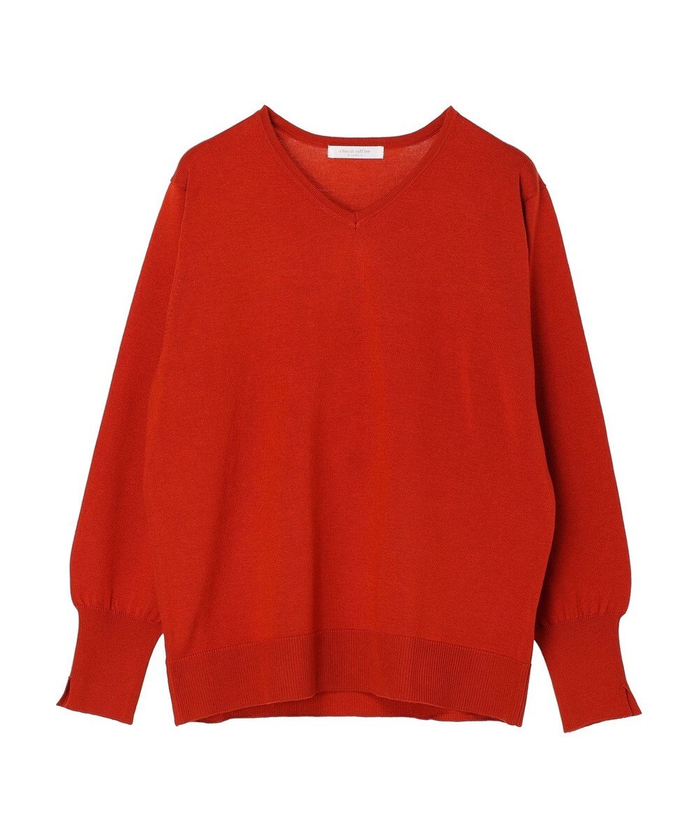 Green Parks アルガンオイル配合　Ｖネックプルオーバー 