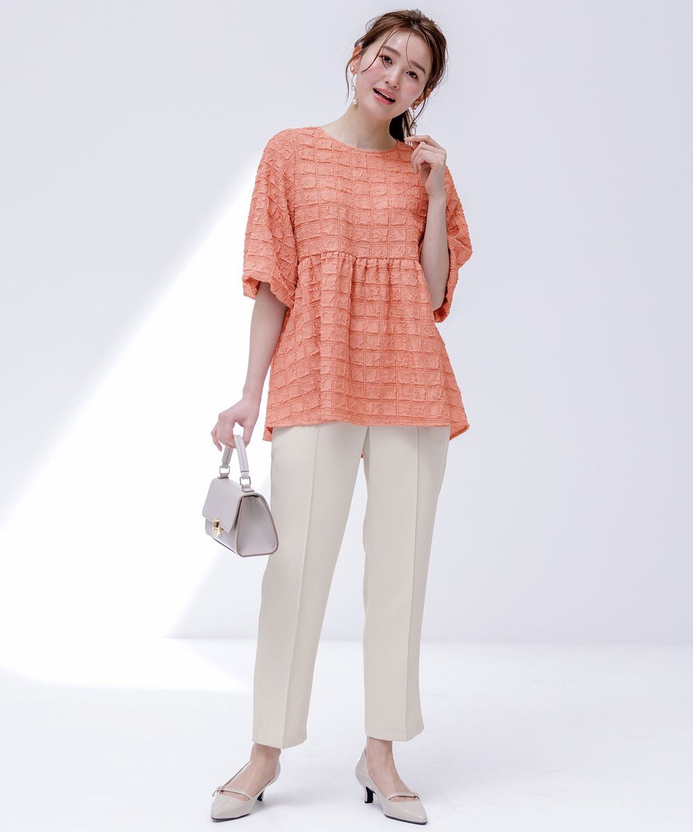 ANY SIS 【撥水・接触冷感・UVカット】コンフォートイージー テーパードパンツ 