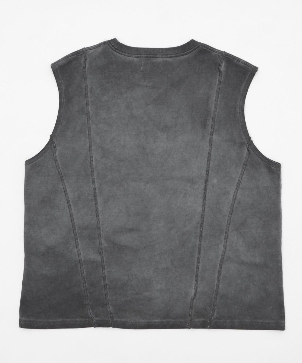 WEGO 【ユニセックス着用ITEM/MLサイズ展開】コールドダイスウィッチングロゴノースリーブ 