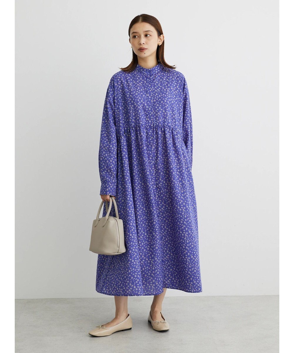 Green Parks ２ｗａｙ小花柄ギャザーシャツワンピース 