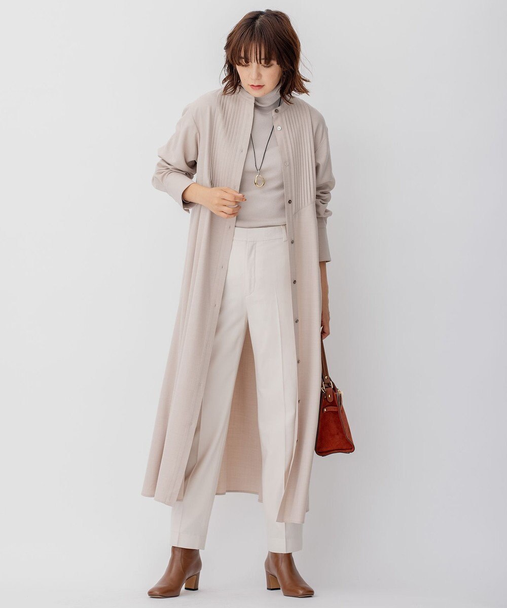 23区 【CLASSY.1月号掲載】ウーステッドウール タートルネック ニット 