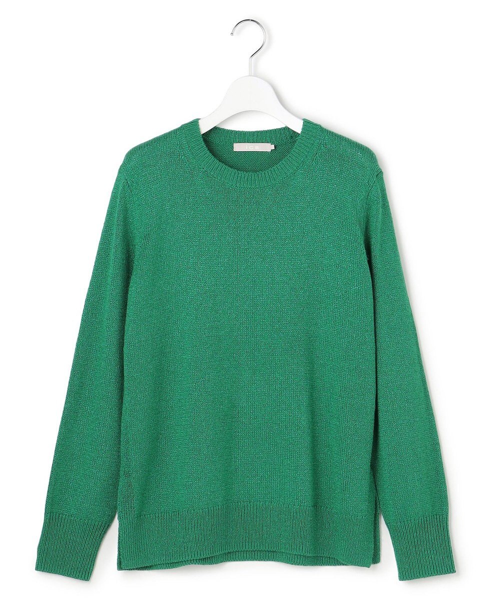 ICB L 【先行予約】 グロッシーペーパーブレンド クルーネックプルオーバー 