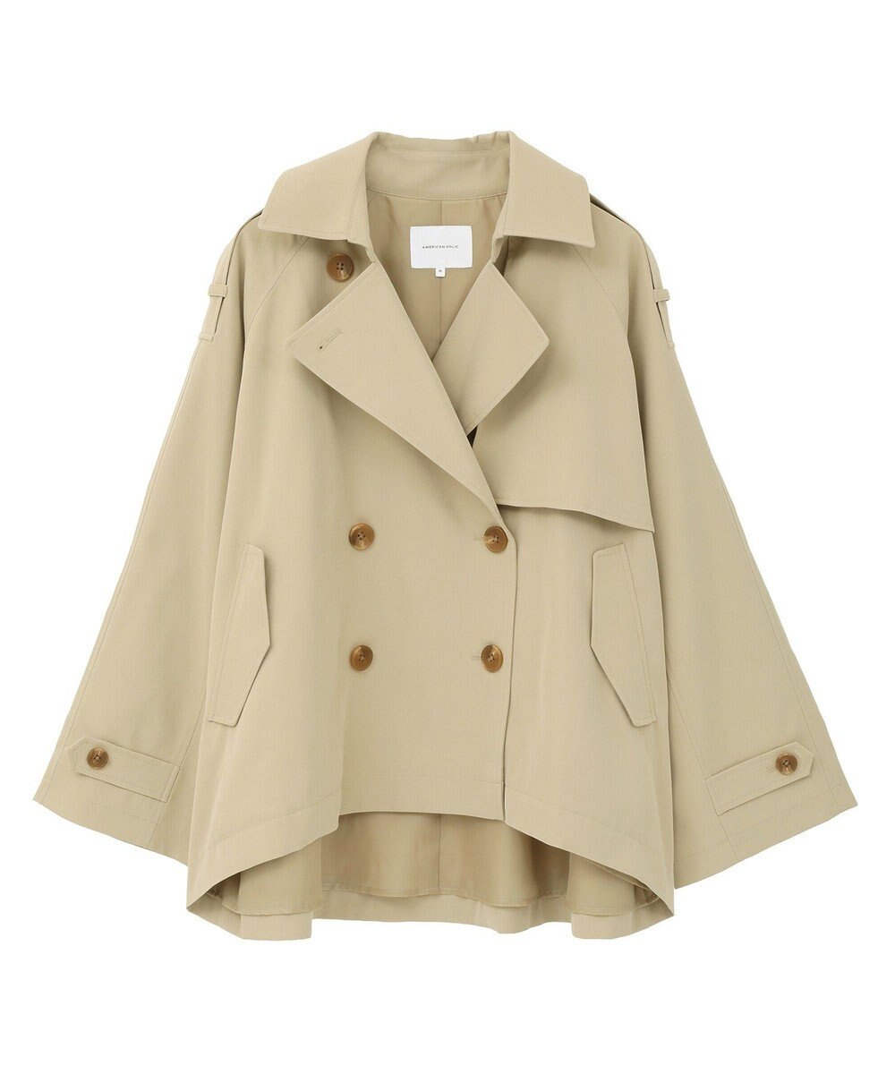 AMERICAN HOLIC 【先行予約】ショートトレンチコート 