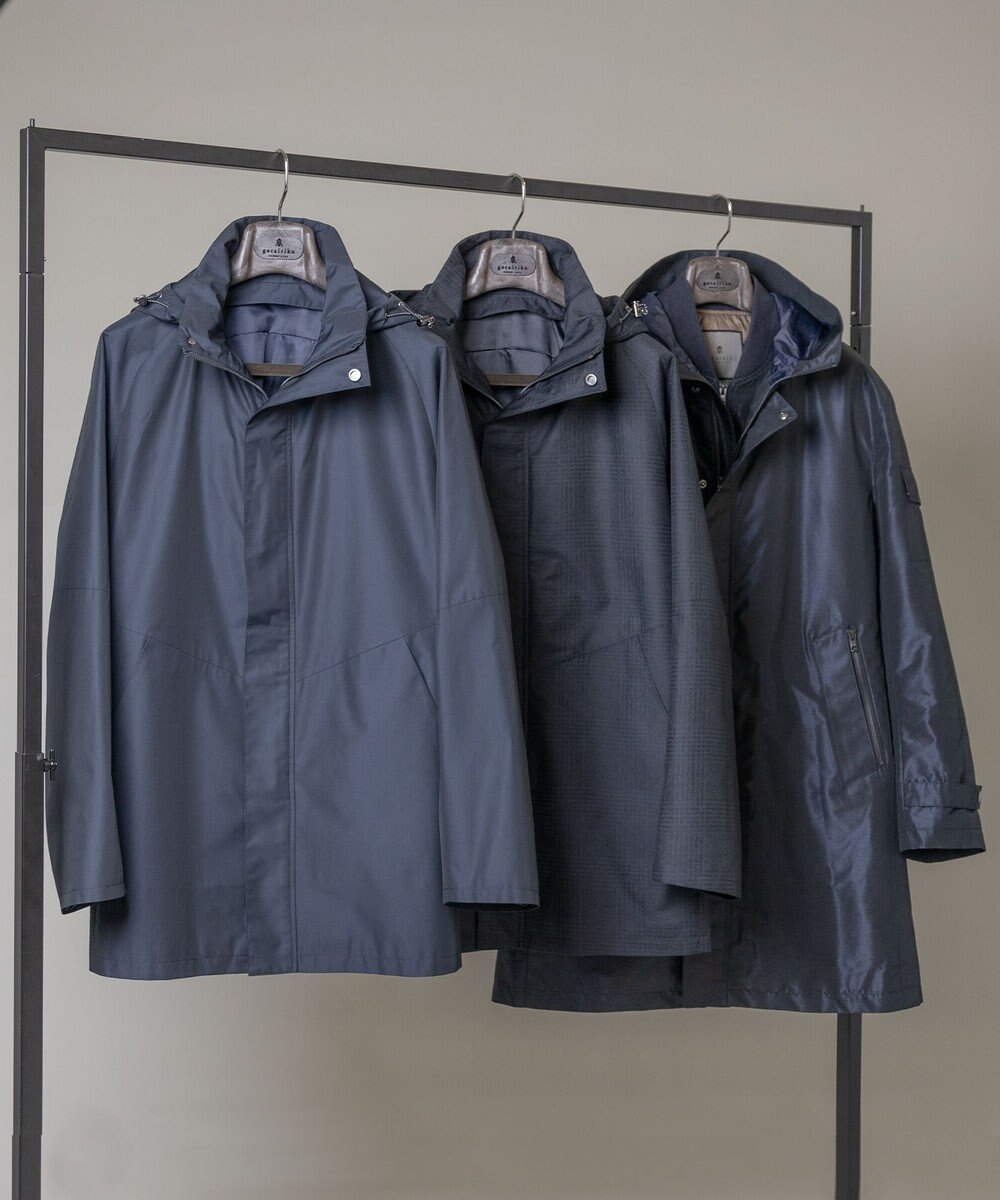 GOTAIRIKU 【仕事で着用可】ラスタードビー フーデッドブルゾン_地柄(24/25年モデル) 