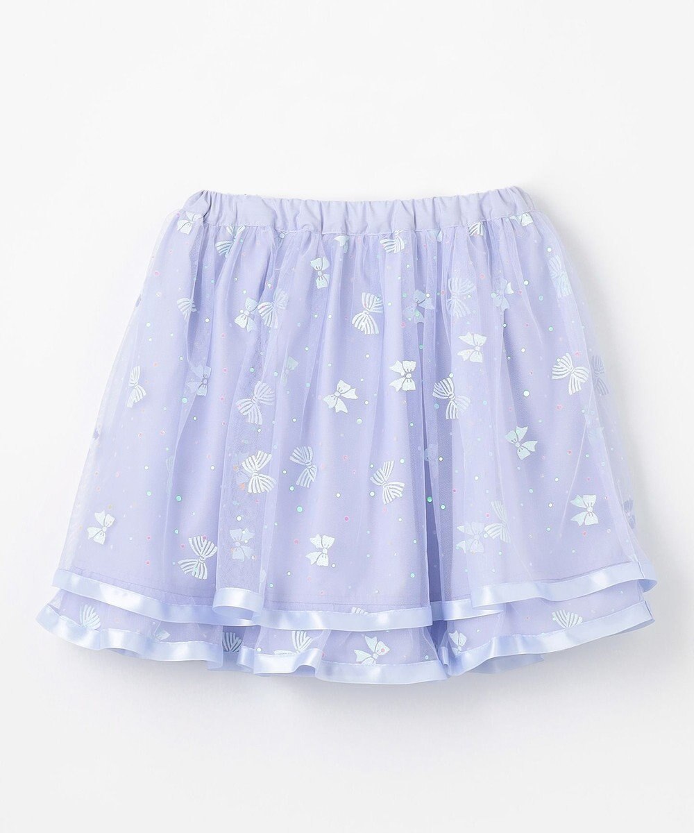 ANY KIDS リボン チュールスカート 