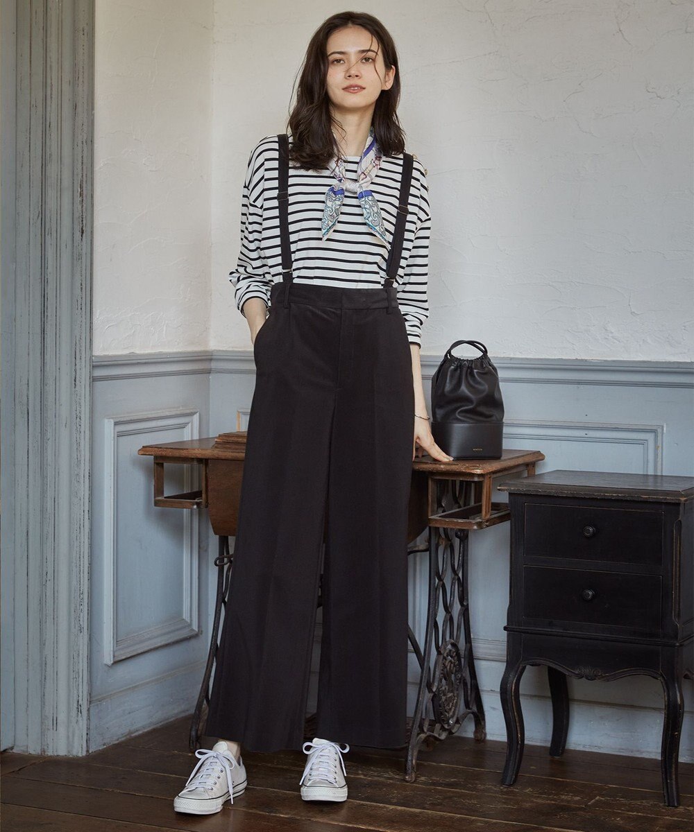 23区 S 【SLOW/一部店舗限定】ギザコットンボーダー ラウンドネックカットソー 