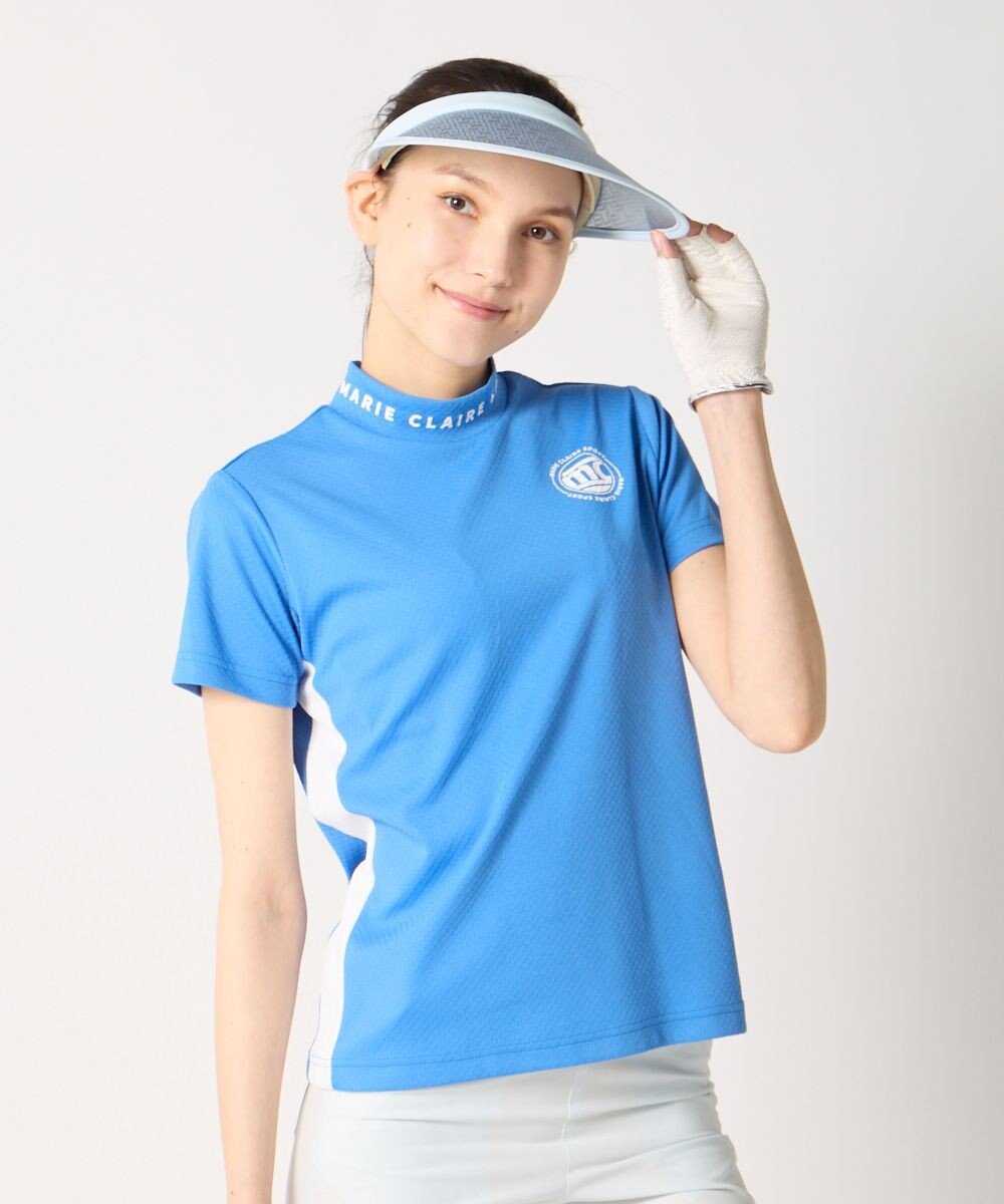 FILA GOLF／marie claire 【Marie claire sports】半袖モックネックシャツ 