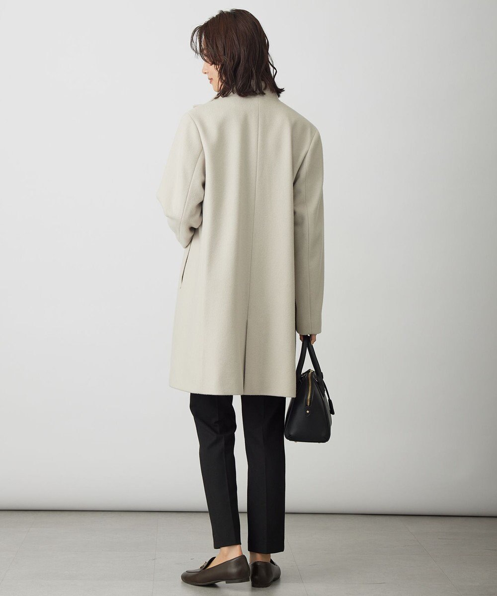 J.PRESS LADIES ショートビーバー スタンドカラー コート 