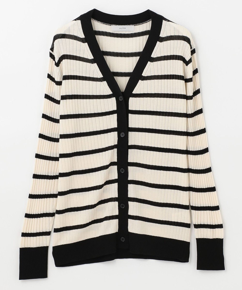 ANY 【UVケア】ミドルレングス カーディガン 
