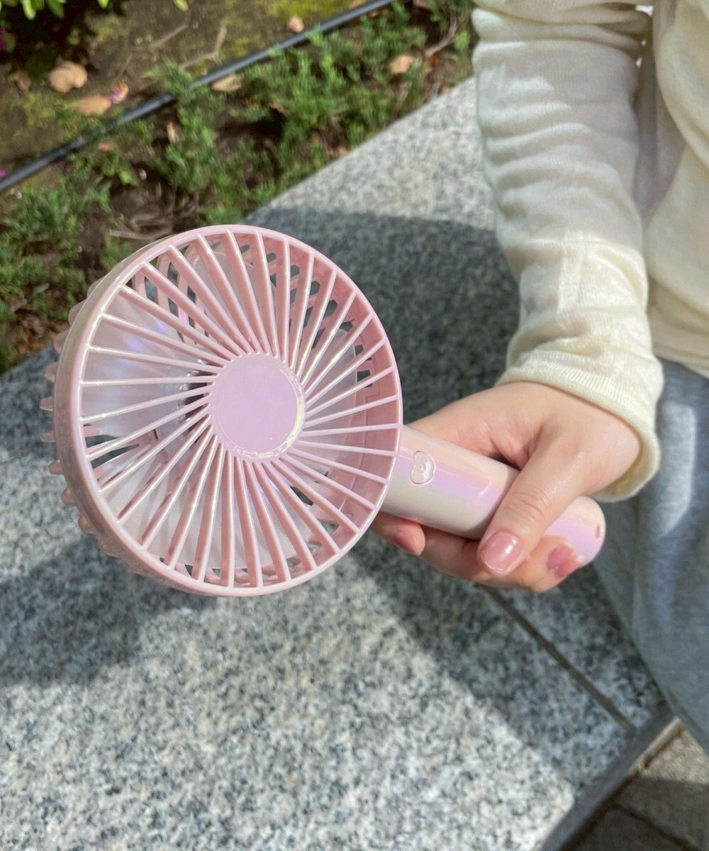 WEGO 【冷却/携帯扇風機/熱中症対策】オーロラハンディファン 