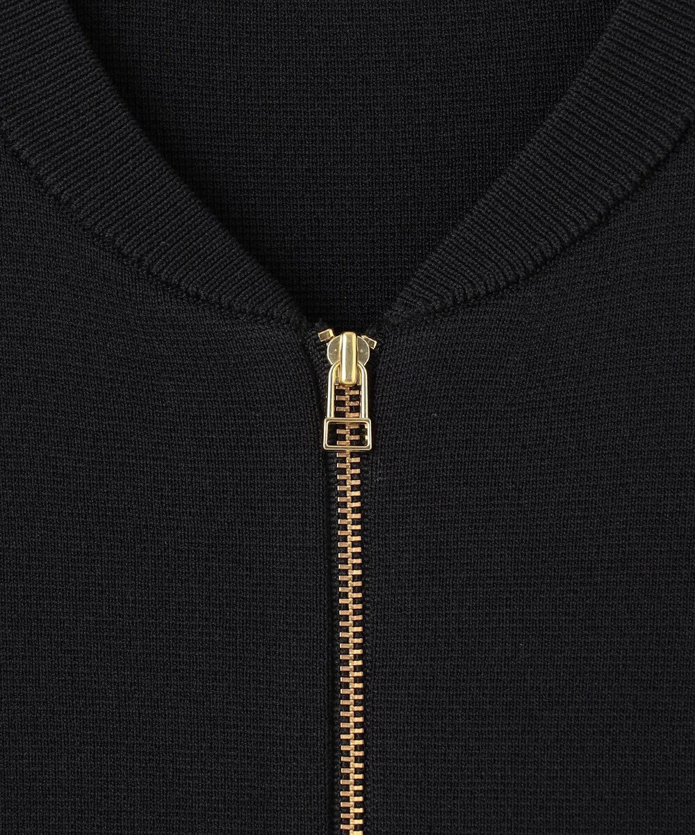 UNFILO L スゴ機能美ニット スリーブレスブルゾン 