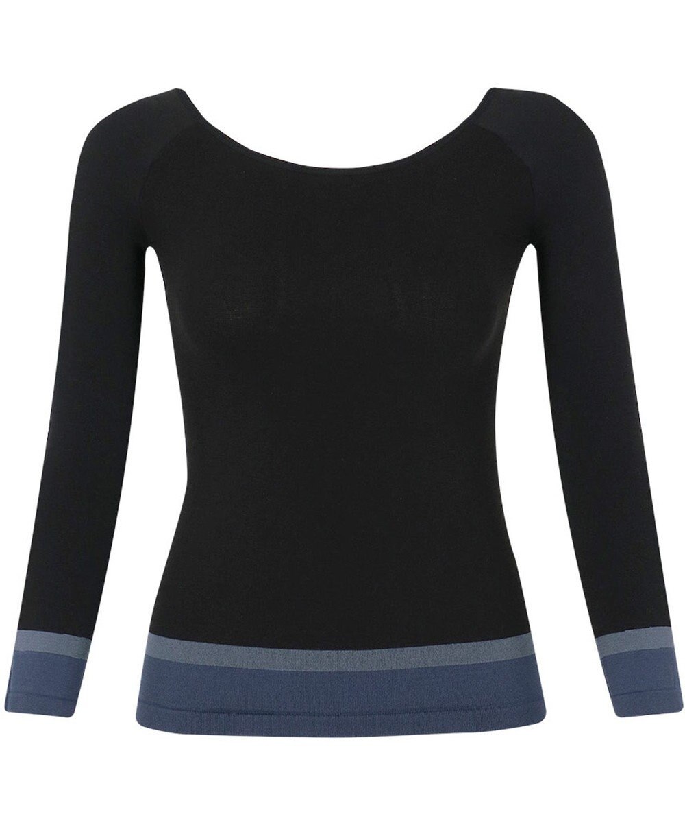 WACOAL あったかインナー よく伸びる生地 袖丈調節可能(7分袖~9分袖) 保温性(身生地) 9分袖 長袖 【360°ラクストレッチ】 レディース CLD371 /ワコール 