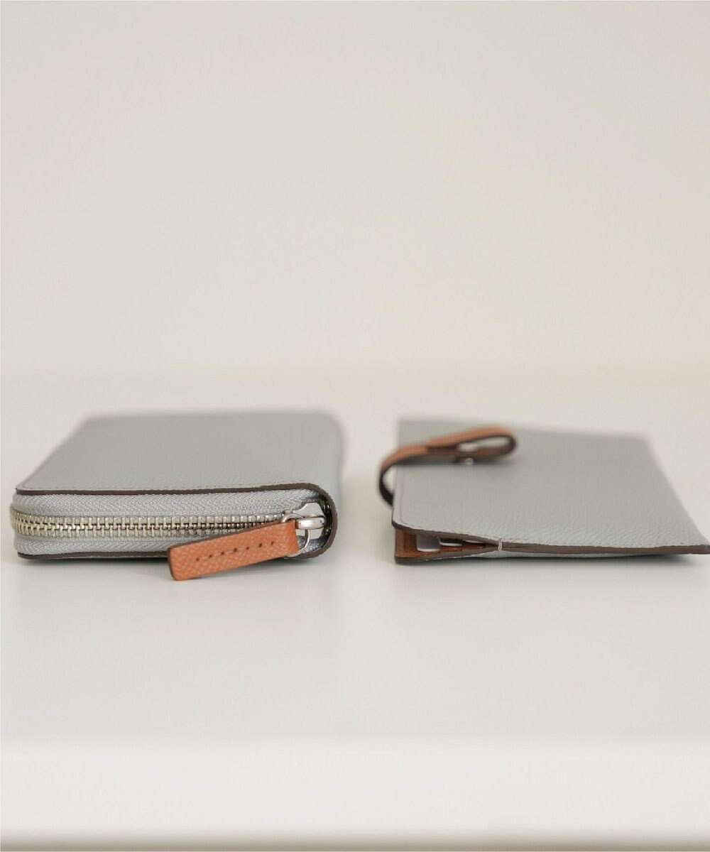 Atelier nuu 日本製 本革 バイカラーnoble スマートロングウォレット 
