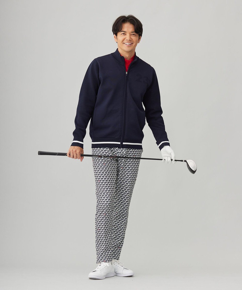 23区GOLF 【MEN】【ウォッシャブル】フルジップニットブルゾン 