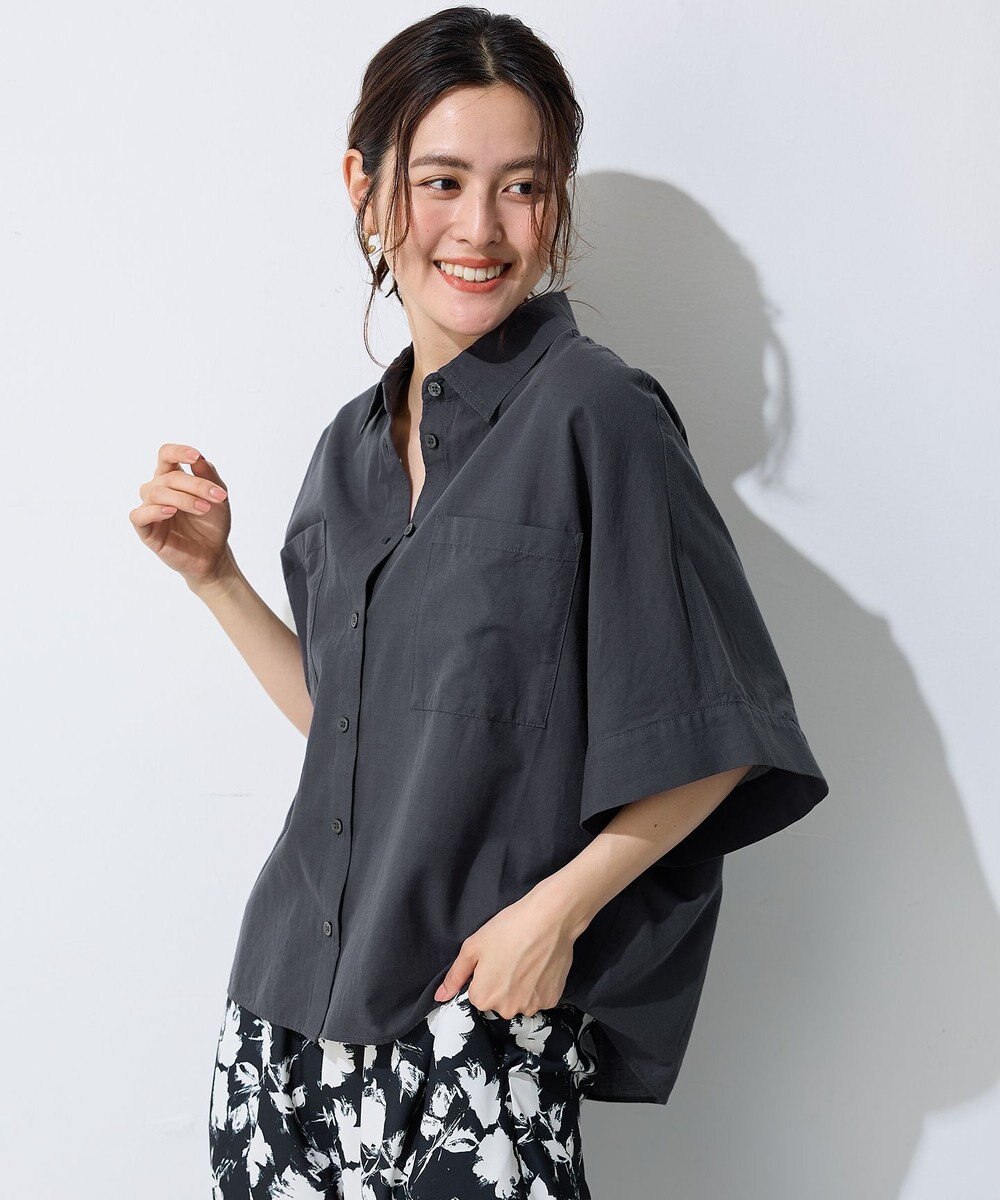 ANY 【手洗い可】コットンリネンブラウス 