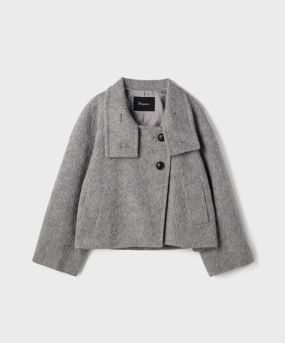 GRACE CONTINENTAL アルパカシャギージャケット 