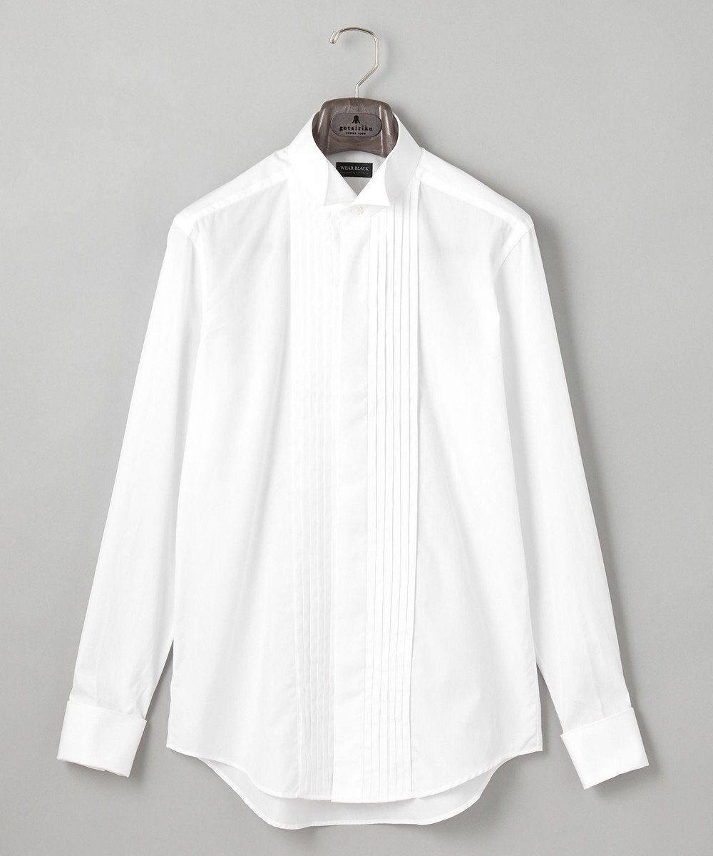 GOTAIRIKU 【WEAR BLACK】ブザム比翼ウィングカラー ドレスシャツ 