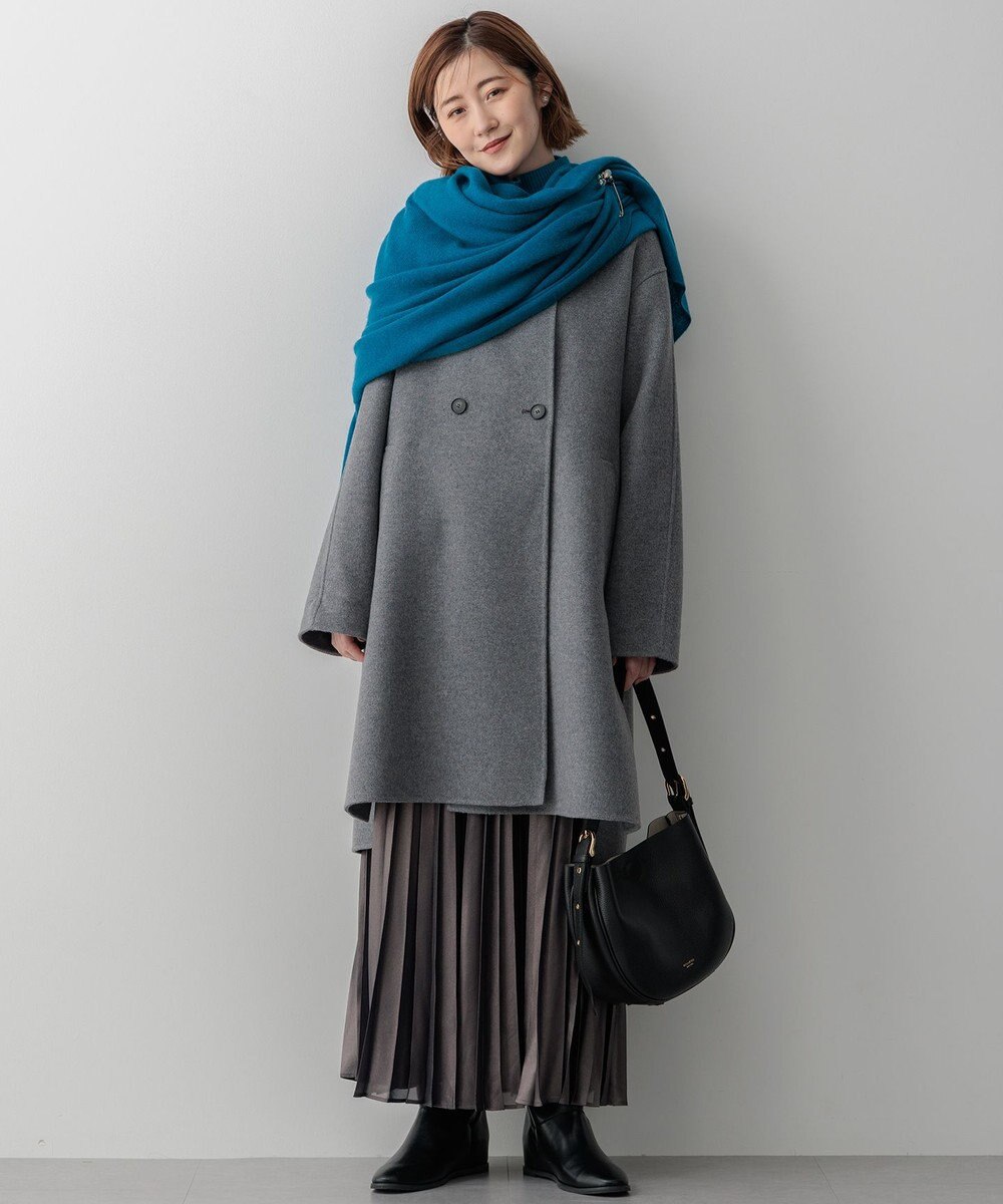 23区 【洗える】ピュアカシミヤ 大判 ストール 