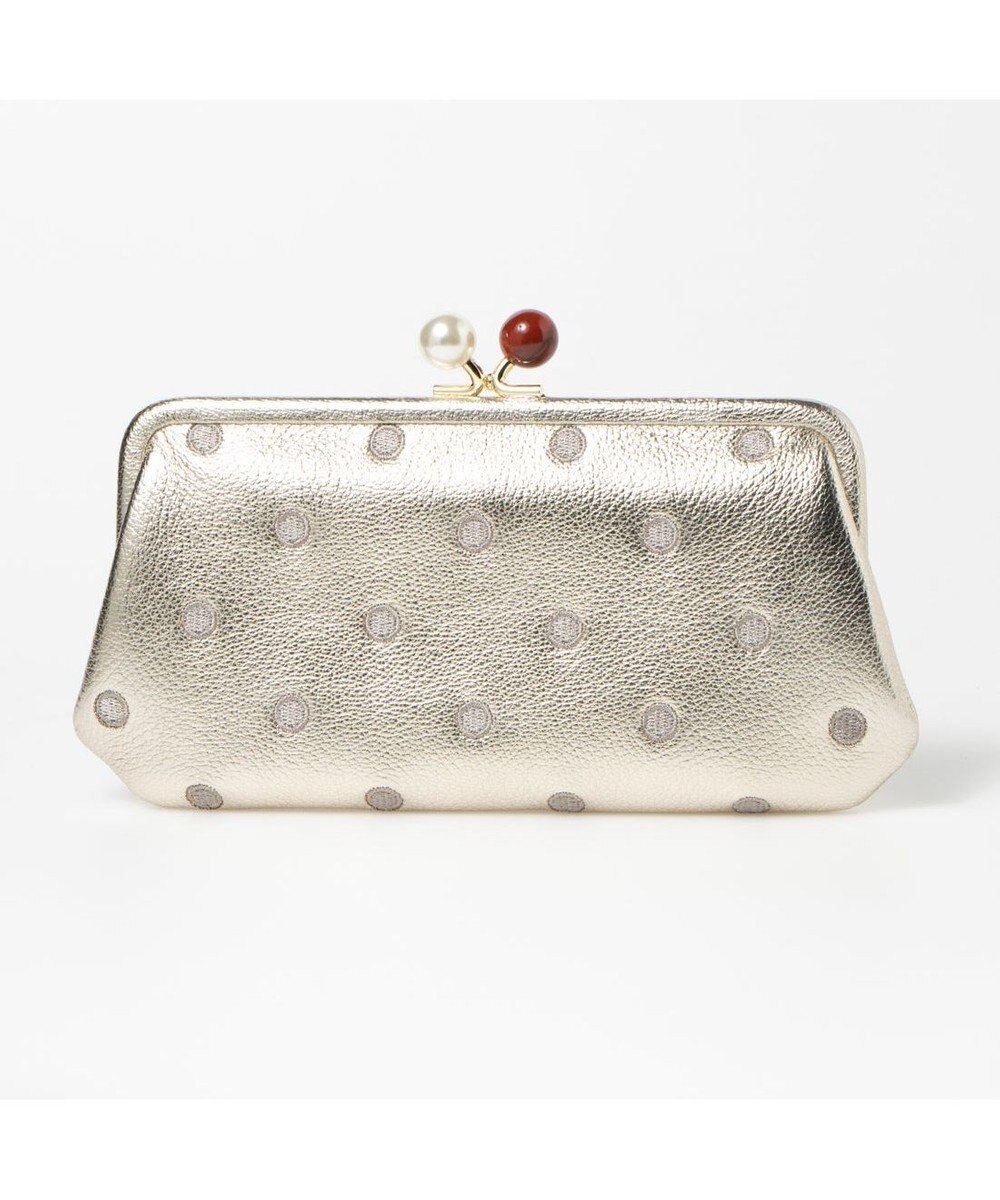 UNBILLION ペルケ perche / アクリル玉がま口長財布 