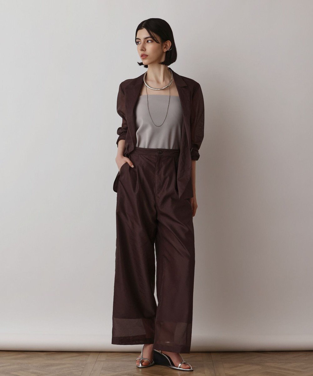 GRACE CONTINENTAL ブライトシアーパンツ 