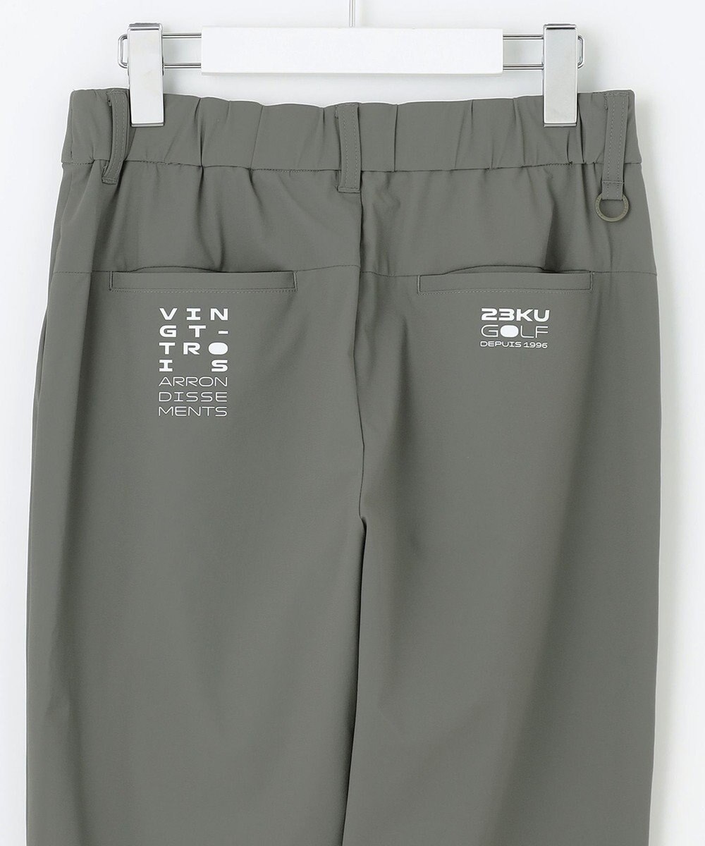 23区GOLF 【WOMEN】【接触冷感/UVケア/ストレッチ】タック テーパードパンツ 