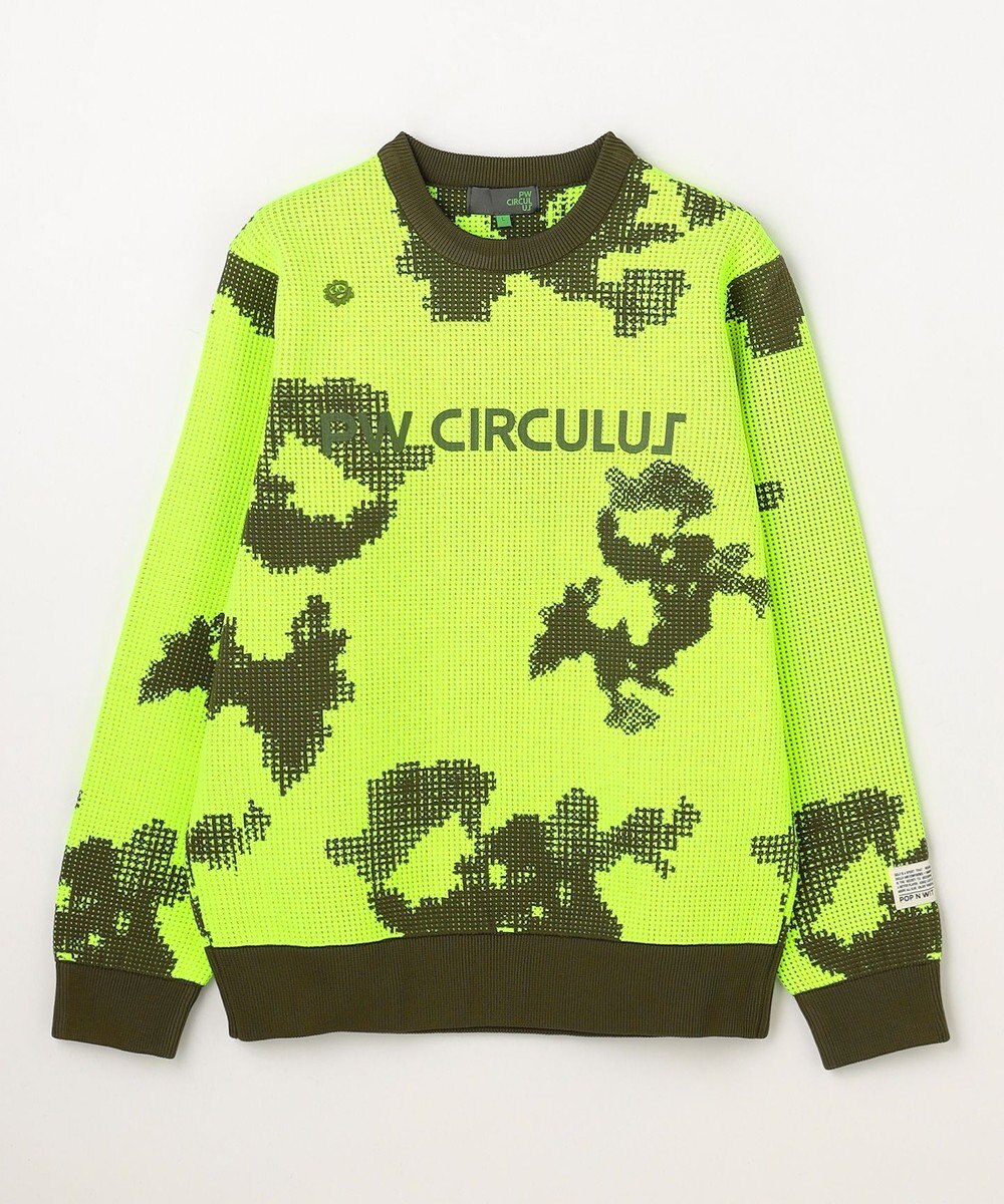 PW CIRCULUS 【MEN】Spark dot camouflage 軽量ニット ゴルフ 
