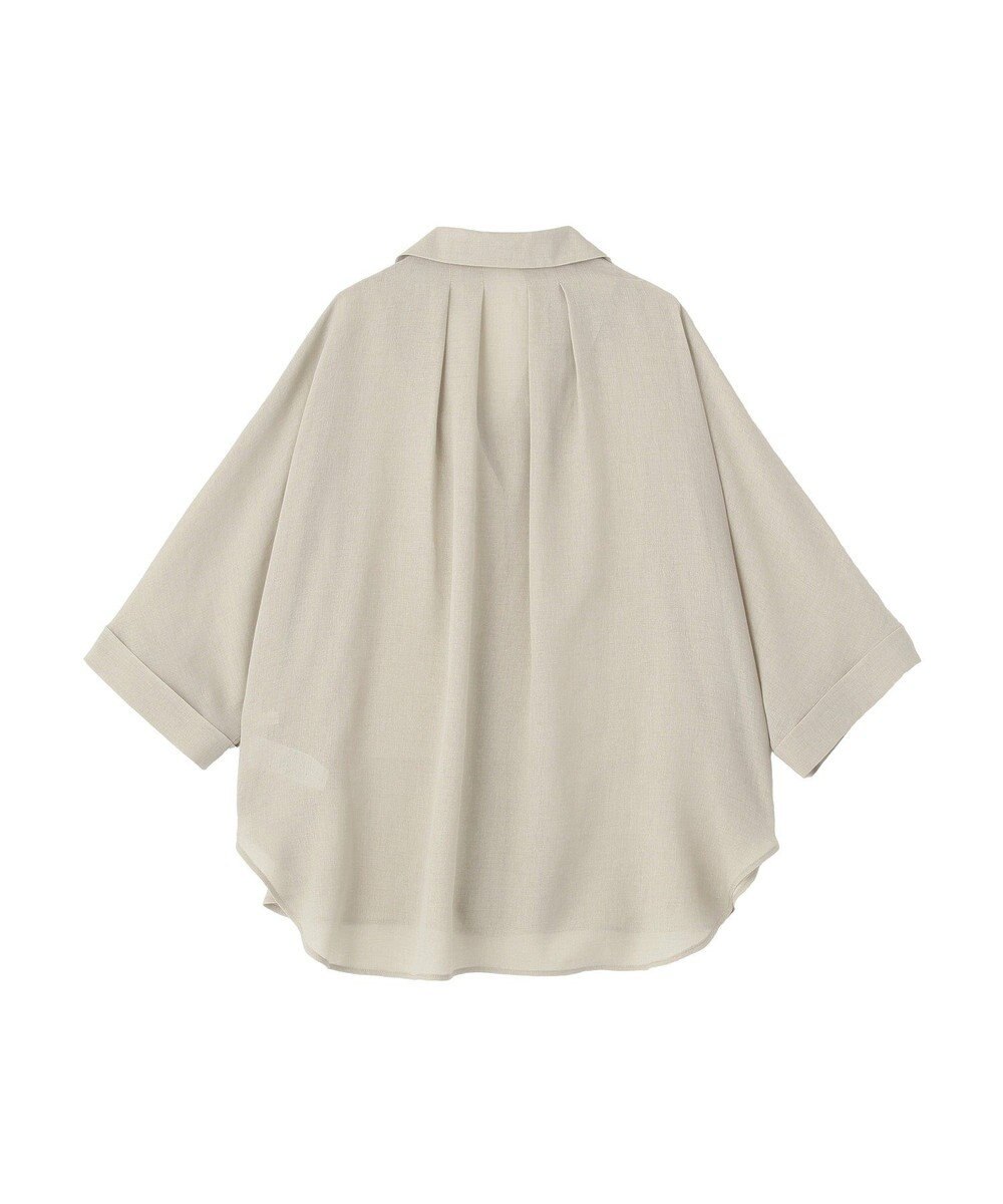 Green Parks 開襟シアーシャツジャケット 