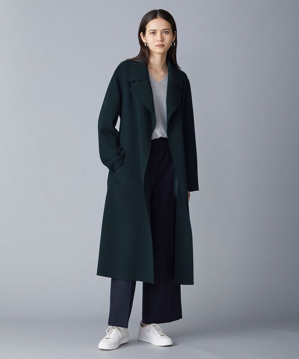 ICB ウールリバー ロングトレンチコート 