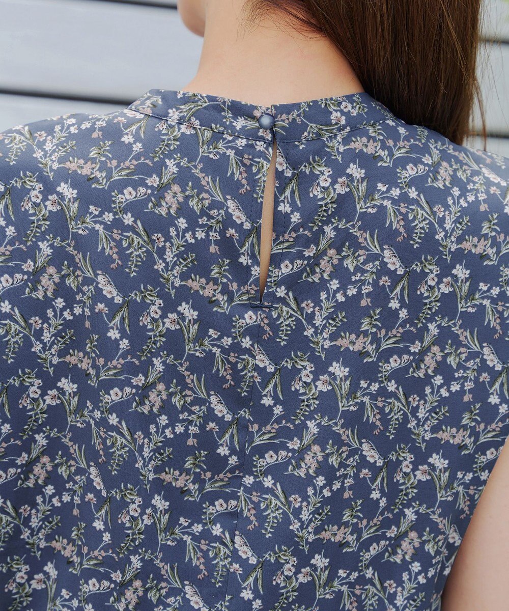 Tiaclasse 【新色追加】花柄フレンチスリーブワンピース 
