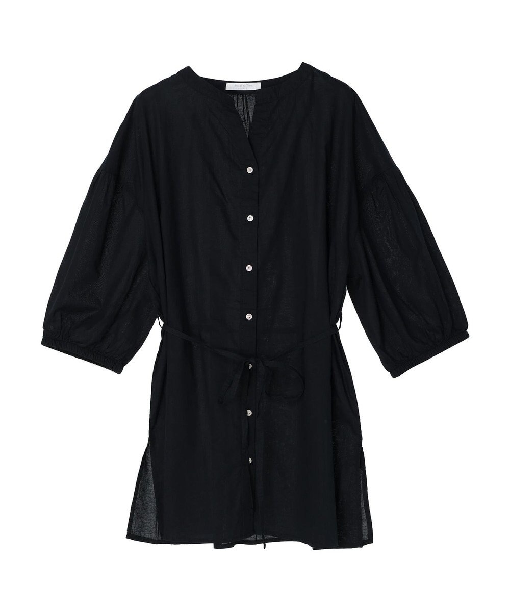 Green Parks スキッパーボリュームブラウスチュニック 