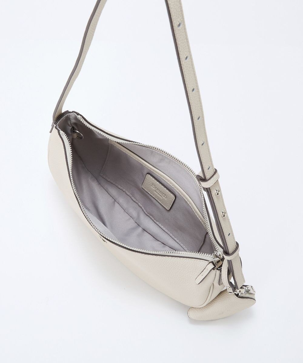 TOPKAPI 【Breath TOPKAPI】シュリンクレザー ハーフムーン ショルダーバッグ / チャーム付き 