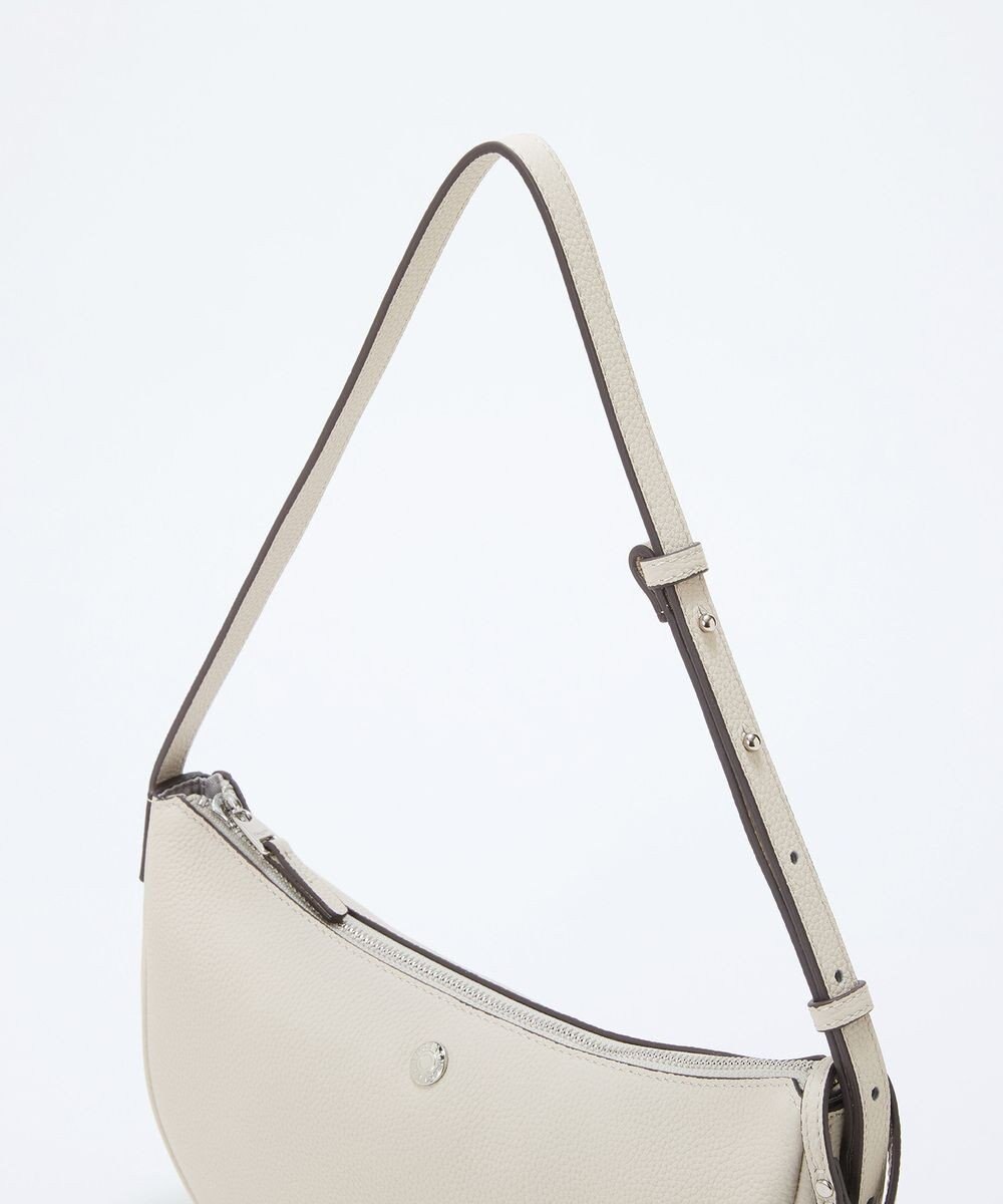 TOPKAPI 【Breath TOPKAPI】シュリンクレザー ハーフムーン ショルダーバッグ / チャーム付き 