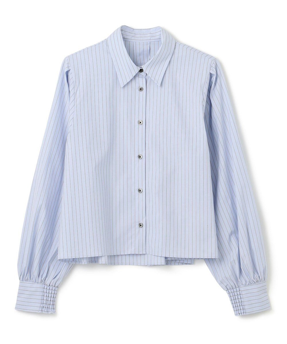 UNFILO L ボリュームスリーブ クロップドシャツ 