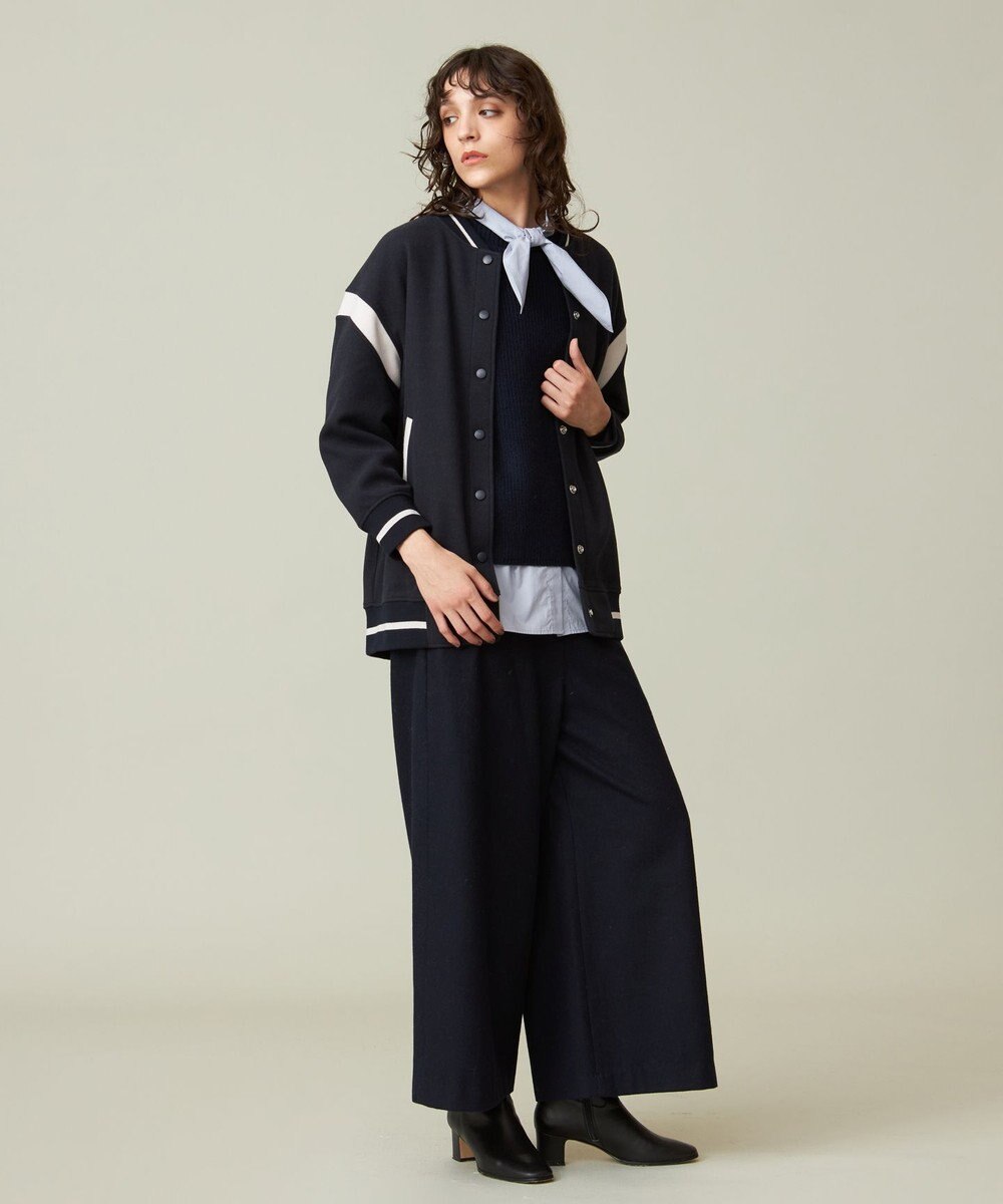 J.PRESS YORK STREET 【WOMEN】ウールカシミヤ ボトルネックショートニット 