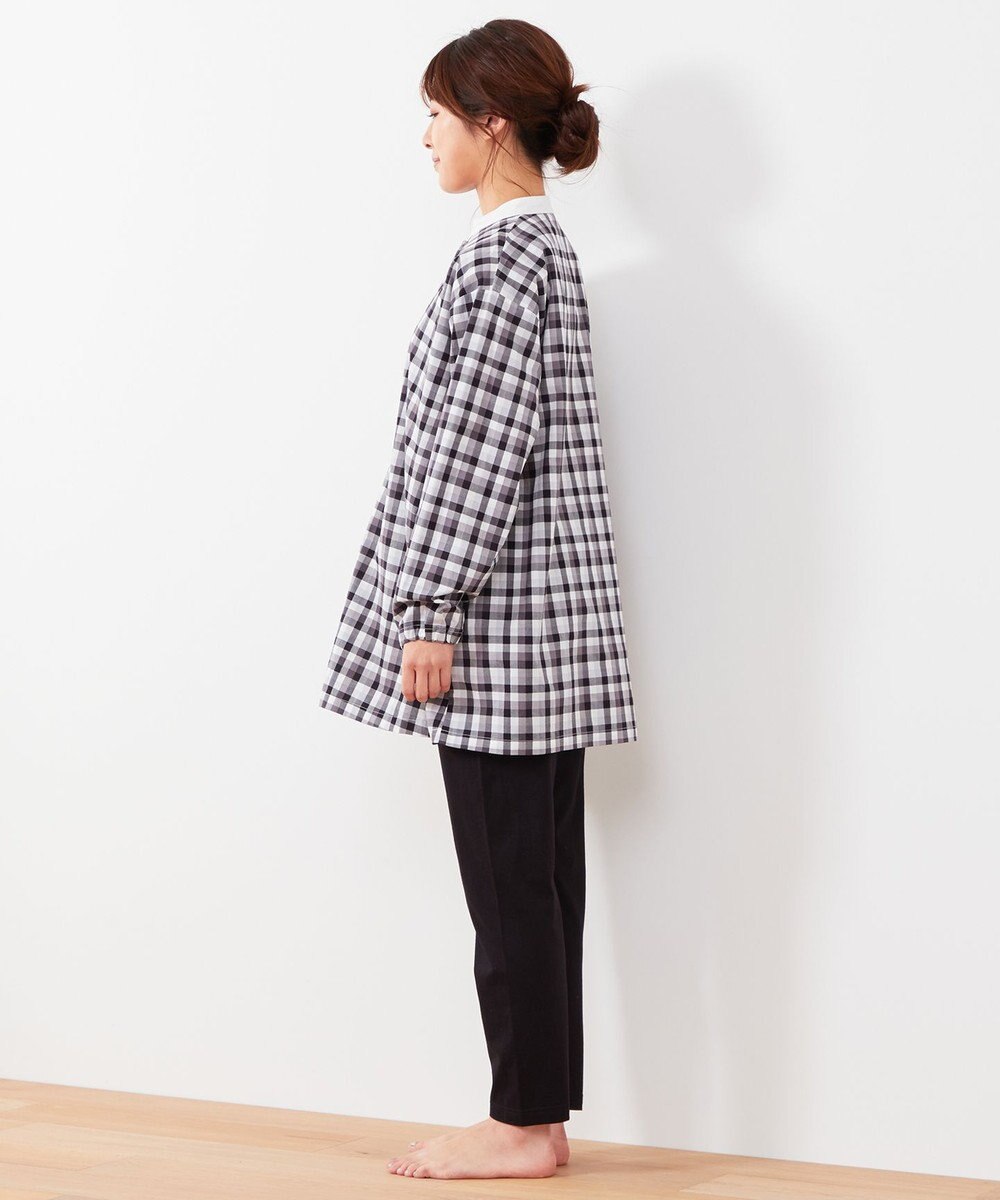 Wing 【パジャマ】長袖・長ズボン　綿100%　チェック柄　ウイング／ワコール　EP4000 