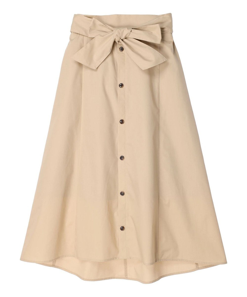 earth music&ecology ウエストリボンヘムスカート 