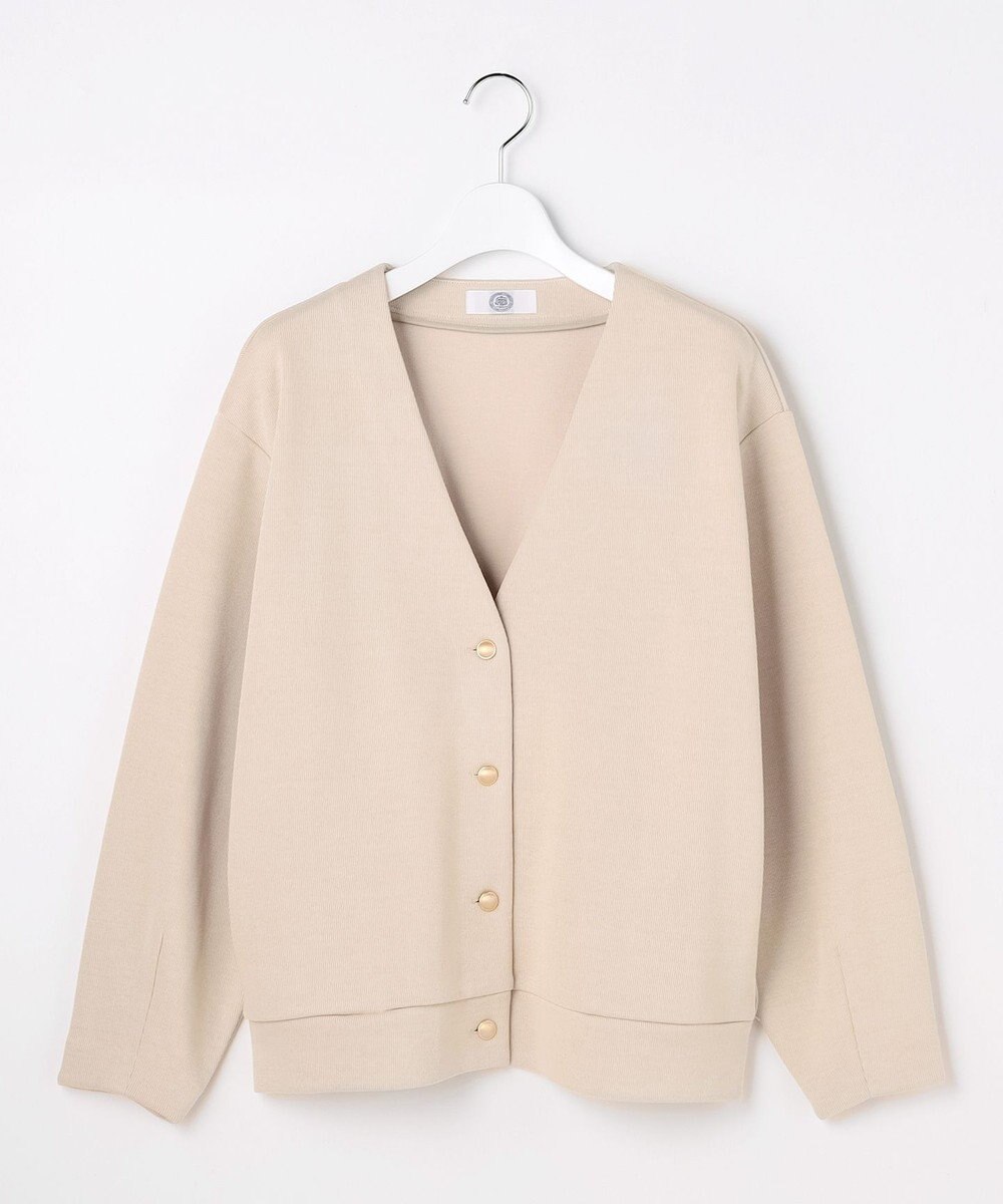 J.PRESS LADIES ジャージー Vネック カーディガン 