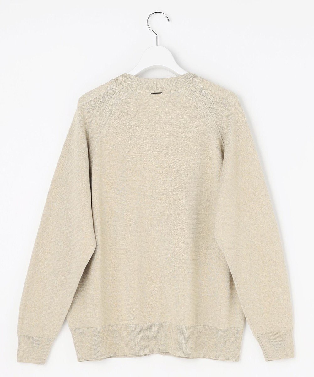 自由区 L ペーパーコットンニット カーディガン 