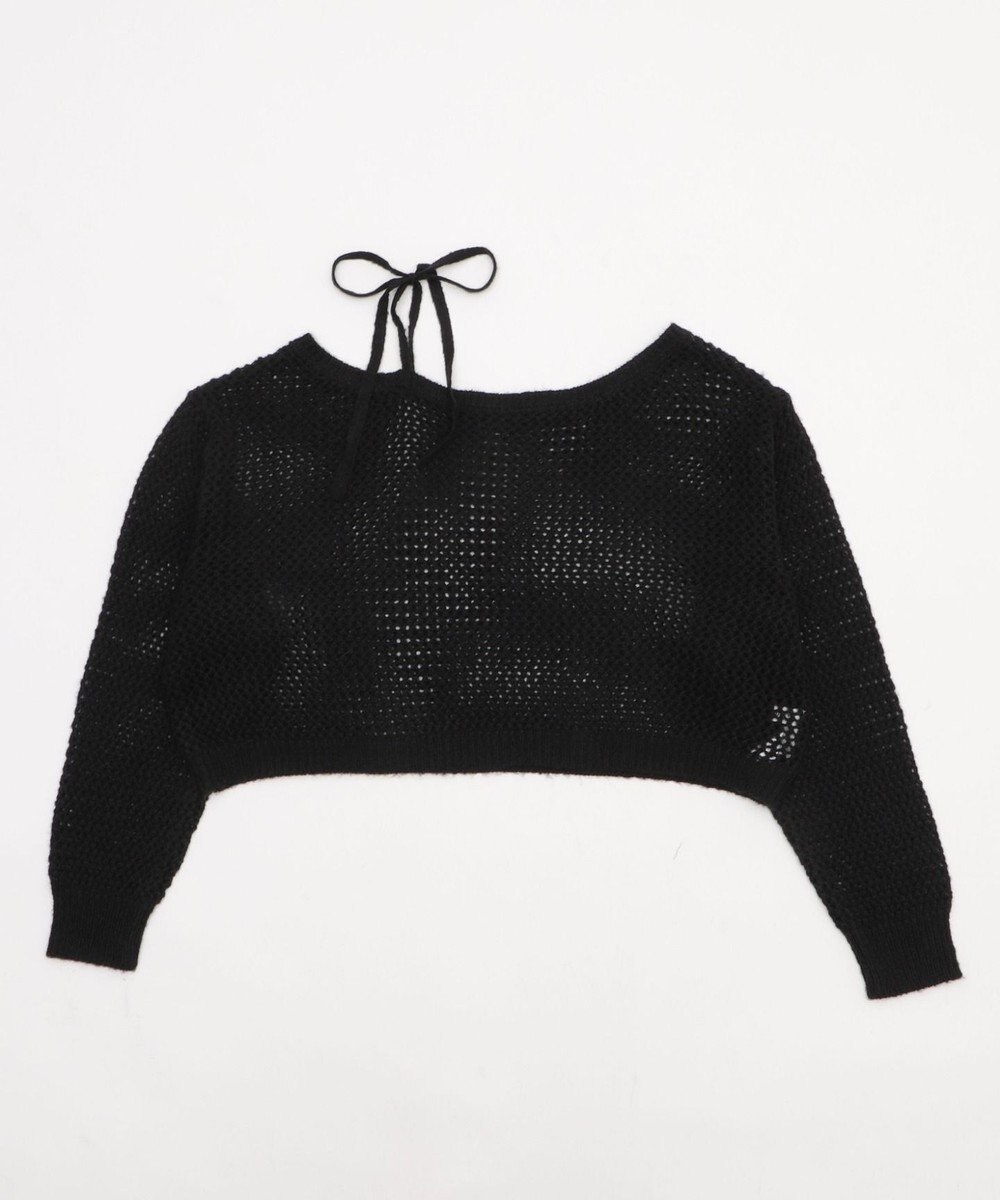 WEGO モヘアタッチ2WAYワンショルニット 