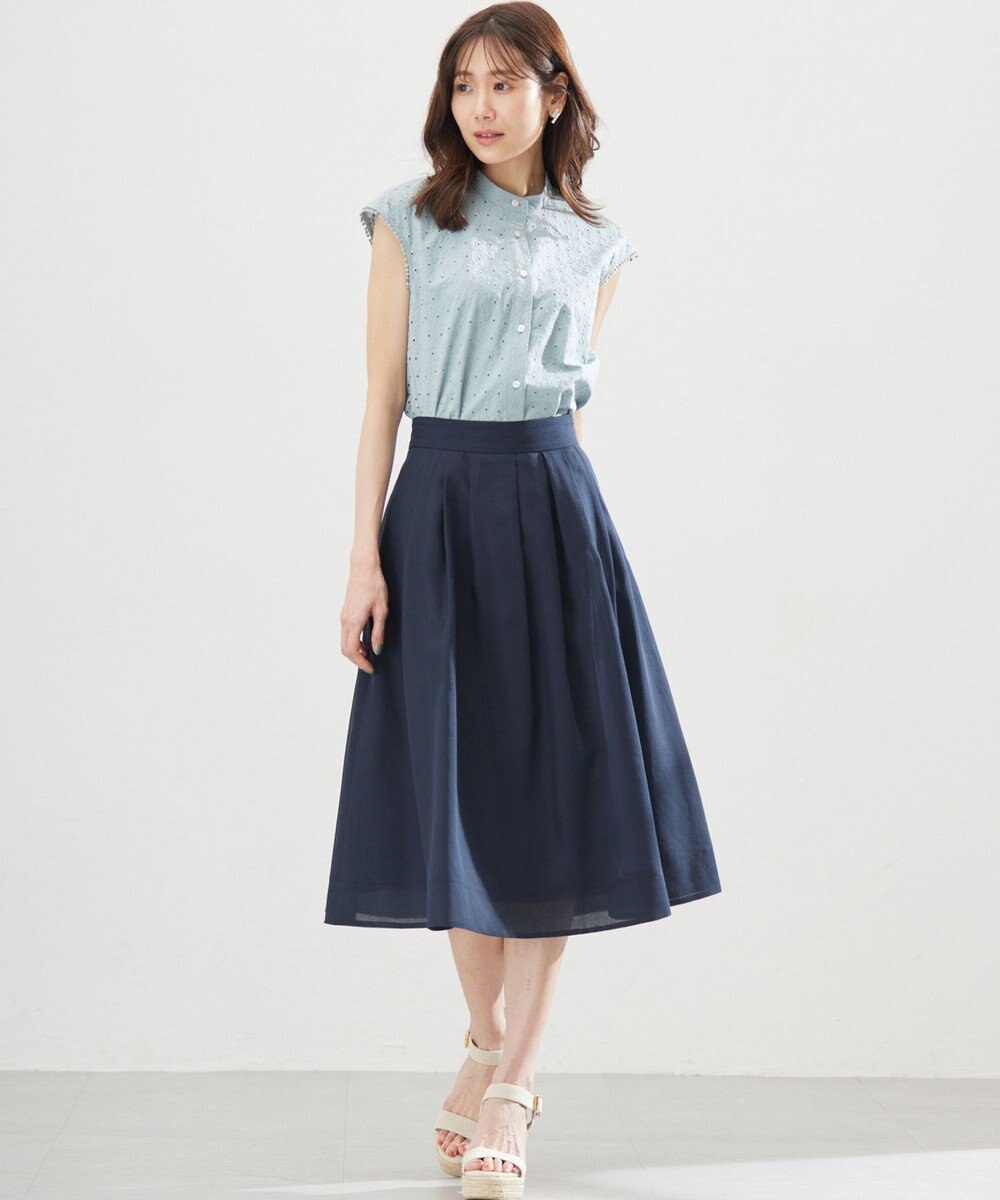 組曲 カラーボイル フレアスカート 