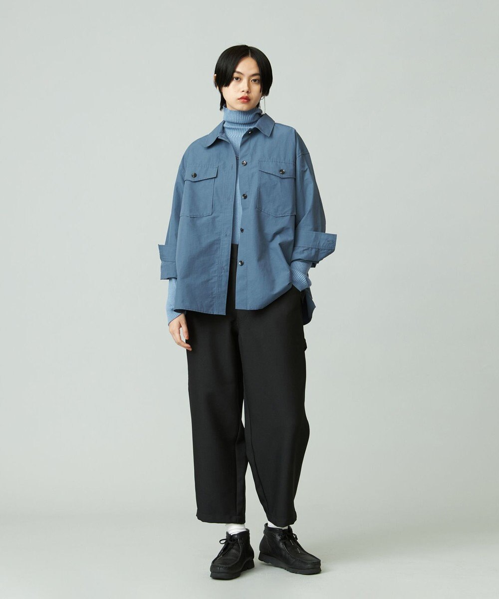 J.PRESS YORK STREET 【WOMEN】ミリタリーシャツジャケット 