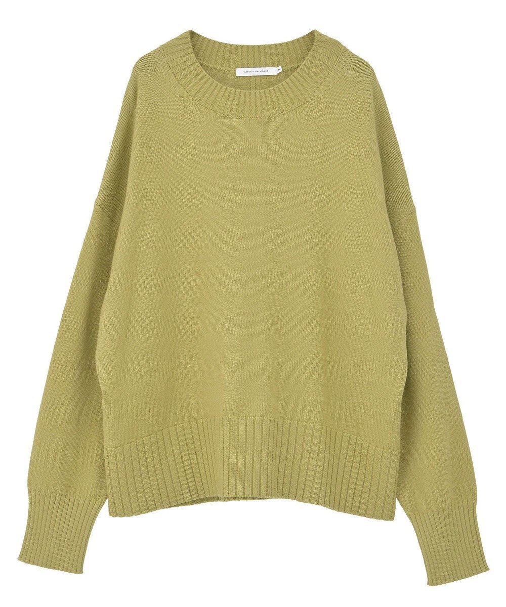 AMERICAN HOLIC バイパチモックネックニットプルオーバー 